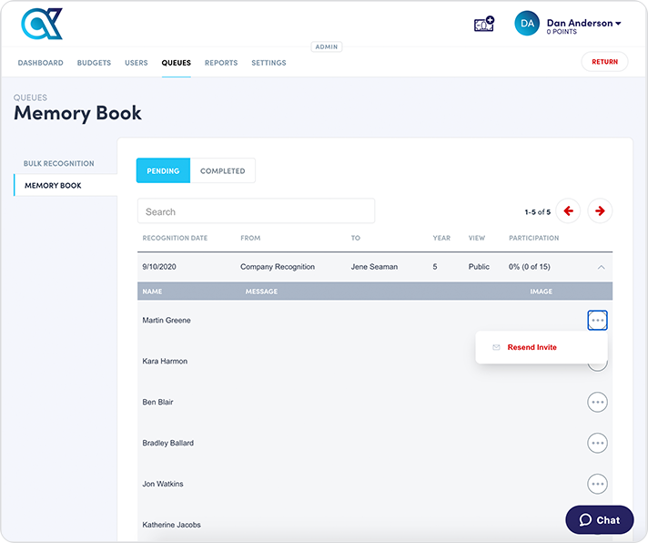 MemoryBooks: Manager Queues