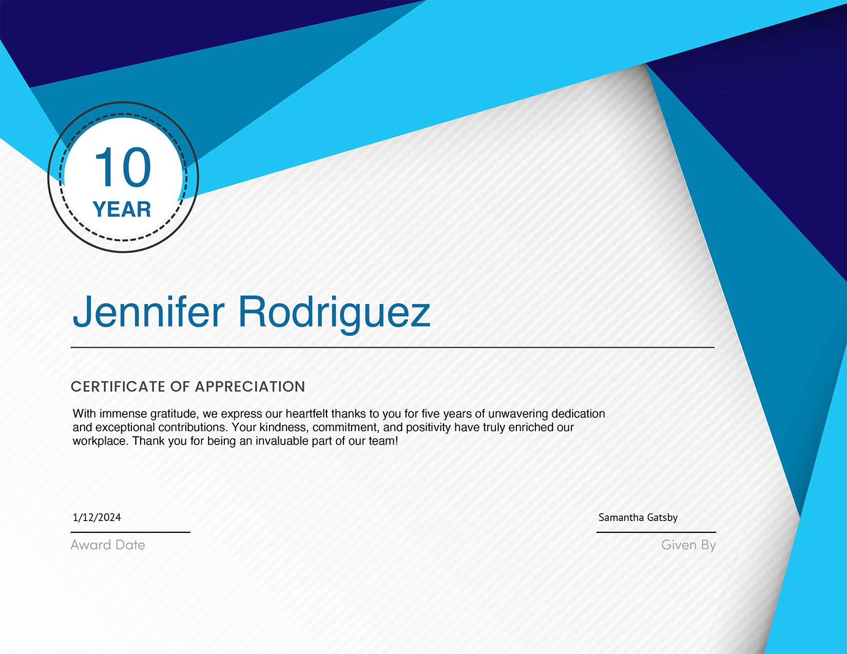 Service Award Certificate Templates, image size:1650x1274